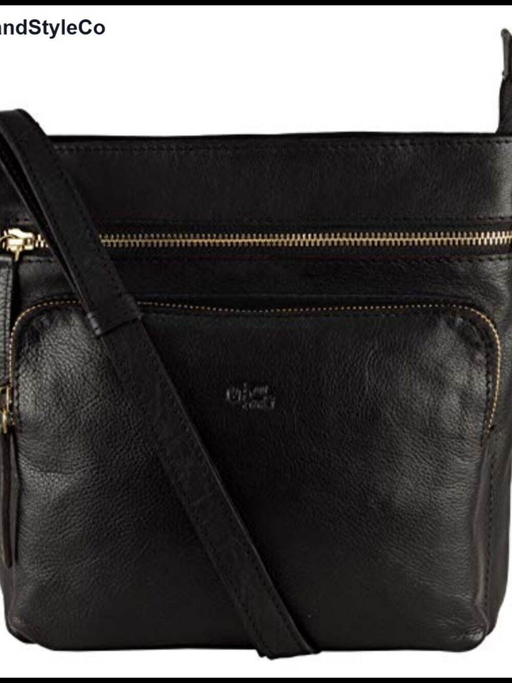 Genuine Leather Crossbody Bag RFID Card Slots Everyday Purse